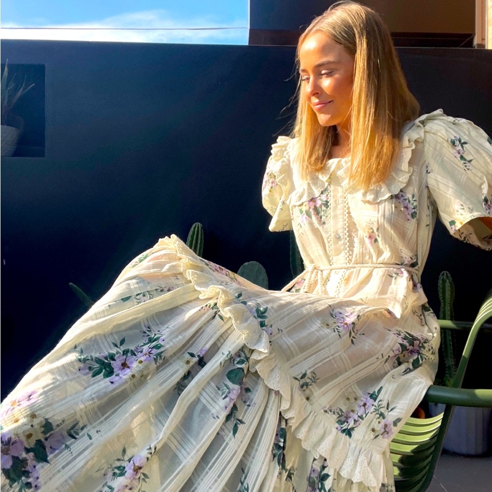 ALEMAIS Margot Midi Dress